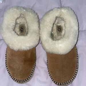 Ugg brown shearling slippers